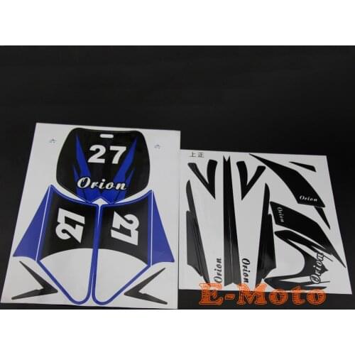 BLUE Sticker Decal kit 43cc 47cc 49cc Dirt Pit Pro Thumpstar Mini Kids Bike Pocket NEW