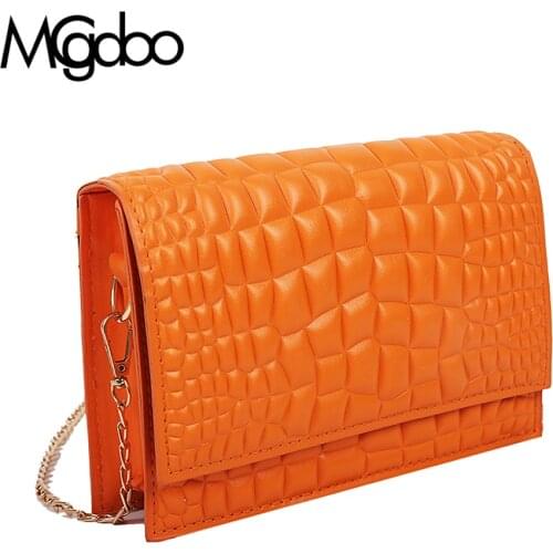 Mgcdoo Fashion Chains Shoulder Bag 2021 New Simple Messenger Bags For Women Unique Pu Crossbody bag High Quality Small Bag