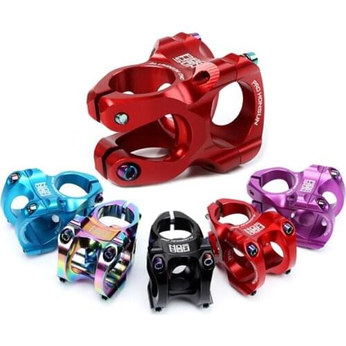 Ultra-Light Cycling Aluminum Alloy Steerer MTB Mountain Bike Stem CNC Handlebar Bicycle Short Bar Accessories