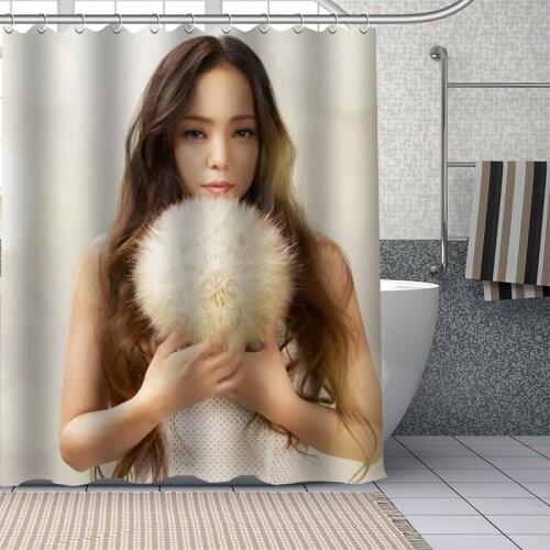 Custom Namie Amuro Shower Curtains DIY Bathroom Curtain Fabric Washable Polyester for Bathtub Art Decor Drop Shipping