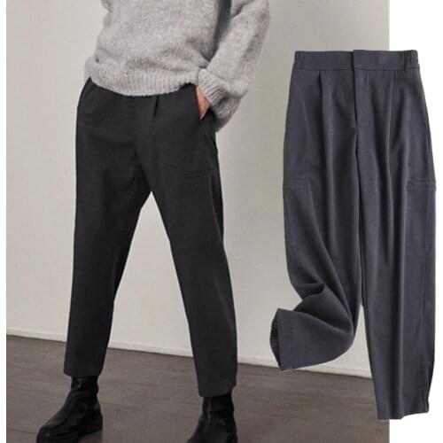 Jenny&Dave Mujer Pantalon Femme Trousers Women England Style Fashion Vintage Harem Pants Women Casual Legs Pleated Pantalones