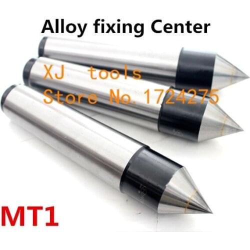 1 PCS Lathes Tailstock Machine Tool MT1 Morse Taper Alloy Solid Dead Center Drilling Lathe machine Support the Tailstock End