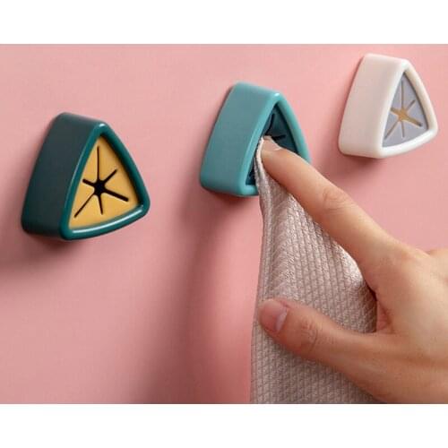 2 Pcs Punch Free Towel Plug Holder Bathroom Organizer Rack Towels Storage Wash Cloth Clip Bathroom Kitchen Accessories Tool