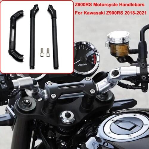 Motorcycle Accessories Adjustable CNC Aluminium Handlebars Drag Handle Bar Riser For Kawasaki Z900RS Z900 RS 2018 2019 2020 2021
