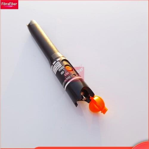 AUA-10mW Visual Fault Locator Fiber Optic Cable Tester 10mw Red Laser Light 10-12KM Pen Type Visual Fault Locator Free Shipping