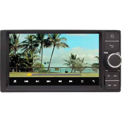 2 din 7" inch Android 8.1 Universal Car Radio DVD Player with Capacitive Touch Screen BT HD MirrorLink for Toyota Yaris Corolla