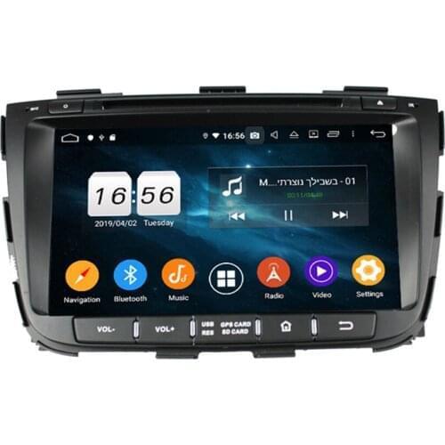 8" 2Din 8 Core Android 10.0 4+64G Car DVD Player For KIA SORENTO 2013-2014 Car Multimedia Player 1280*720 Radio Audio Stereo DSP