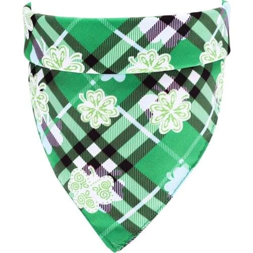 Pet Dog Bandana Fashion Checked Dog Bandana Pet Bib Pet Scarf Pet Bandana Bib