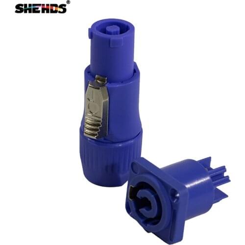 Fast Shipping Stage Lighting Fitting Products PowerCon Plug In and Out-Blue For Power Input DMX Stage Lighting Dj Equipment