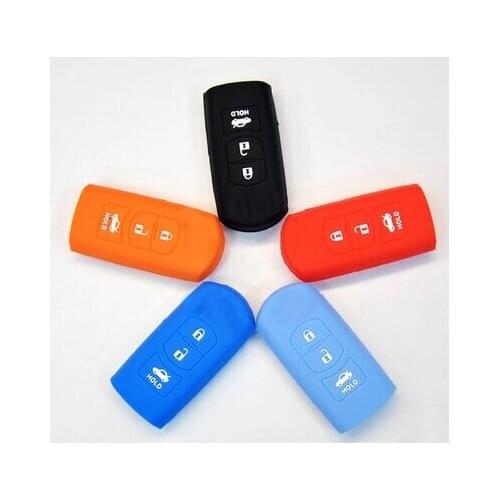 Car Styling Silicone key cover protector keychain Case for Mazda2 Mazda3 Mazda5 Mazda6 CX-5 CX-4 CX7 CX9 MX5 Atenza Axela