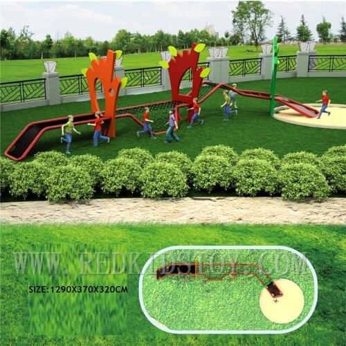 Exported to Russia TUV Certificated Park Playground System 20 Years' Manufacturer HZ-G010