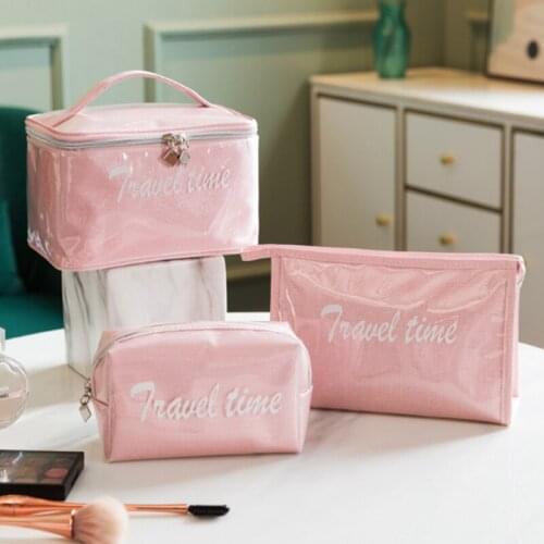 Cosmetic Bag Female Portable Large-Capacity Jelly Cosmetic Storage Bag Fashion Hand Carry Waterproof Travel Storage Bag