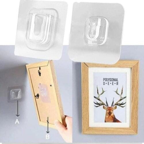 Hanger Hooks Suction Cup Strong Sucker Transparent Wall Hook Storage Holder Organization Heavy-Duty Home Kitchen For Hanging
