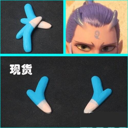 2019 Hot Anime Movie NE ZHA Ao Bing Cosplay Horns Dragon Horns Headwear Hairwear Cosplay Props Accessories Halloween
