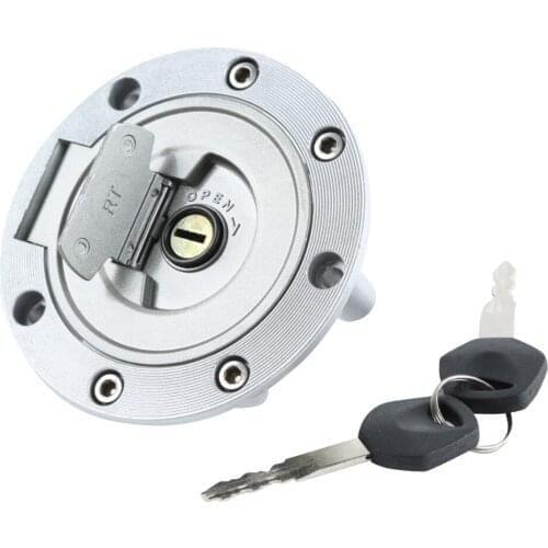 Motorcycle Metal Fuel Gas Tank Cap Cover Lock With Keys For YAMAHA YZF R1 2002 2003 2004 2005 2006 YZF FJR1300 XJR1300