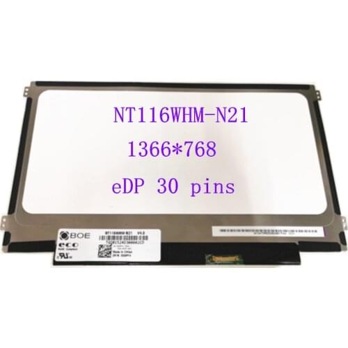 NT116WHM-N21 for Acer ES1-131 N15Q3 Laptop LCD Screen 1366*768 eDP 30 Pins display matrix panel replacement