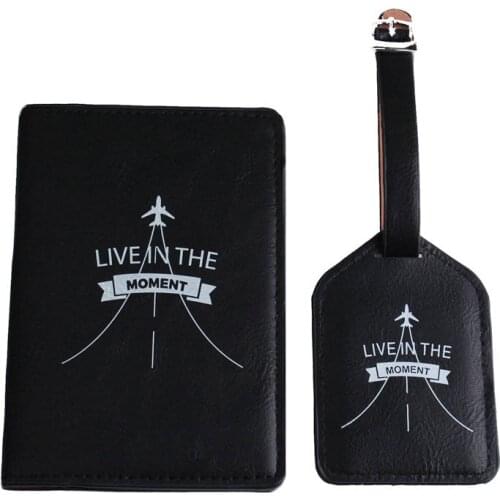 New Cover Travel Passport Cover & Luggage Tag Card Case Women Men Travel Credit Card Holder Travel ID&Document Passport Holder