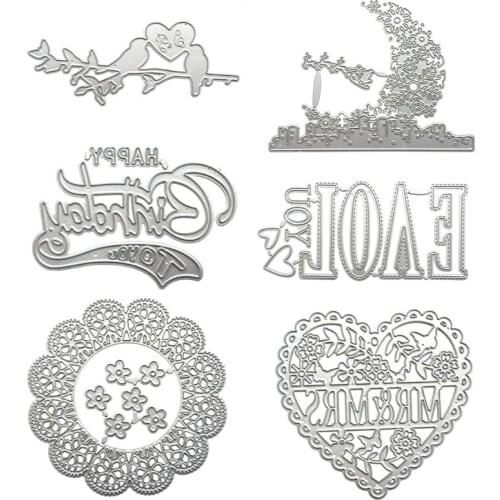 Flower Butterfly Metal Cutting Dies Stencil Scrapbooking DIY Album Stamp Paper M17D