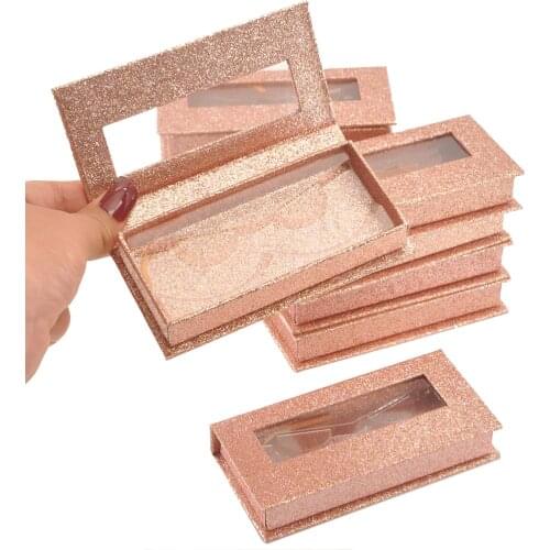 Wholesale False Eyelash Packaging BOX Lash Boxes Packaging Faux Cils 3D Mink Eyelashes Package Storage Case Vendors Stock In US