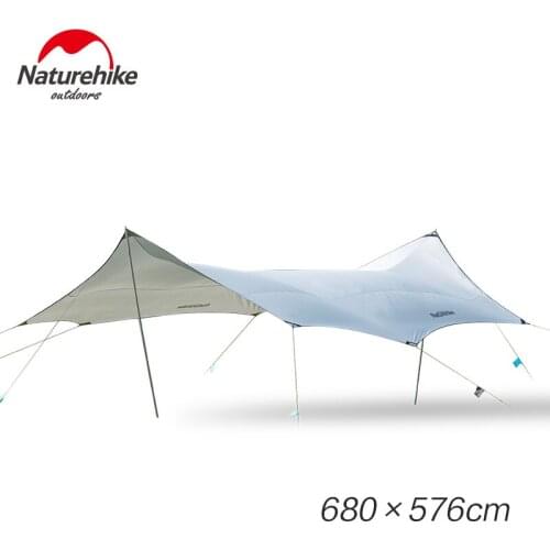 Naturehike 2021 NEW Portable 150D Sun Shelter Tent 8-10 Persons Waterproof Oxford Cloth Sunproof Tent Large Space Camping Tents