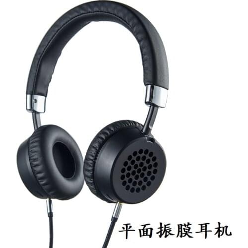 GOLDPALNAR Portable Audiophile Open Flat Diaphragm Headphones Headset Flat Headphones