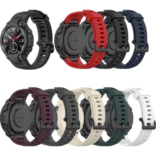 Strap For Xiaomi Huami Amazfit T-REX Pro Replaceable Bracelet Silicone TPU Soft Wristband For Huami Amazfit T-REX Pro Strap