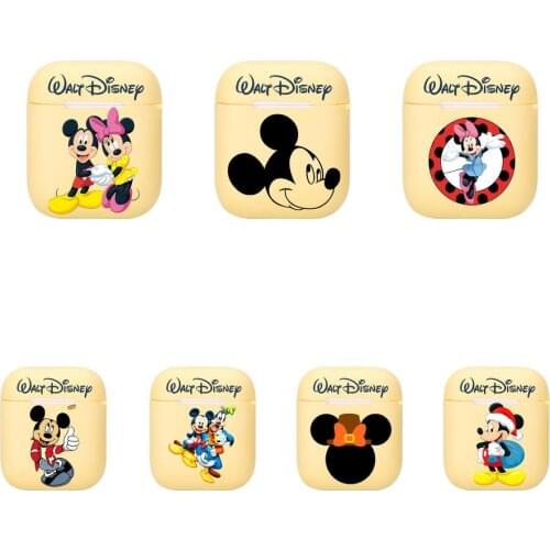 Mickey Silicone Case For Apple Airpods 1/2 Cover Protective Earphone Case Headphones Cases Protective For Apple Cover