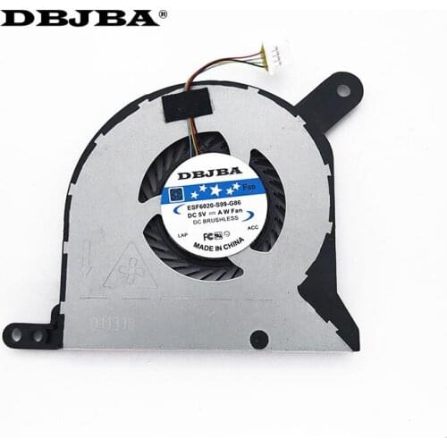 Fan For Dell Alienware 13 R1 R2 Laptop CPU Cooling Fan Cooler DFS1700054N0T F0J7