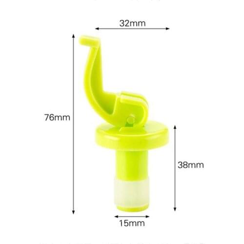 2/4Pcs/set Novelty Silicone Wine Cork Plug Bottle Cover Kitchen Bar Tool Color Random Wine Bottle Stoppers Beer
