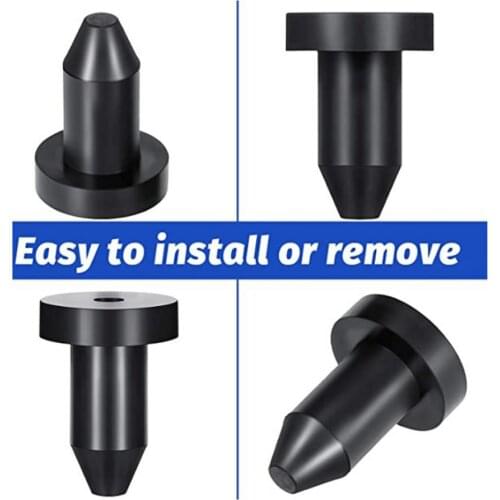 6pcs Kayak Push-in Drain Plug Rubber Water Retention Drainage Plug Waterproof Kayak Accessories For 1/ 2 Inches Drainage Holes