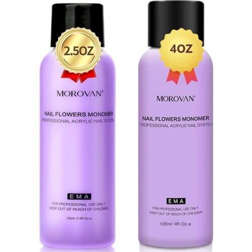 75/120ml Nail Acrylic Liquid Monomer Gel Nail Polish Builder Acrylic Liquid Crystal Carving Nails Art Extension Manicure Tools