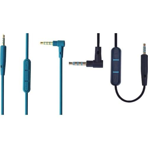 3.5mm to 2.5mm Male to Male Audio Cable Wire with Mic for Boss QC25 Headphone cable for mobile phone