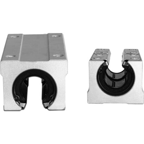 Free shipping 4pcs/lot SBR12UU SBR16UU SBR20UU 10UU SBR25UU Linear Ball Bearing Block slide block for cnc router 3D print part