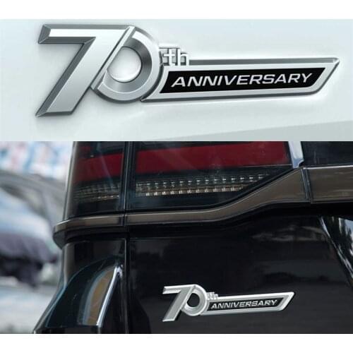Abs Painting Side Emblem 70th Anniversary For Land Cruiser 100 200 300 FJ200 LC300 Prado LC120 LC150 Accessories
