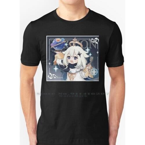 Paimon Genshin Impact T Shirt 100% Pure Cotton Paimon Genshin Impact Genshin Impact Game Video Game Mihoyo Emergency Food Food