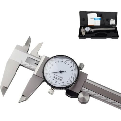 Stainless Steel Dial Vernier Caliper 0.02mm 0-150mm 0-200mm Calipers Micrometer measurement tool