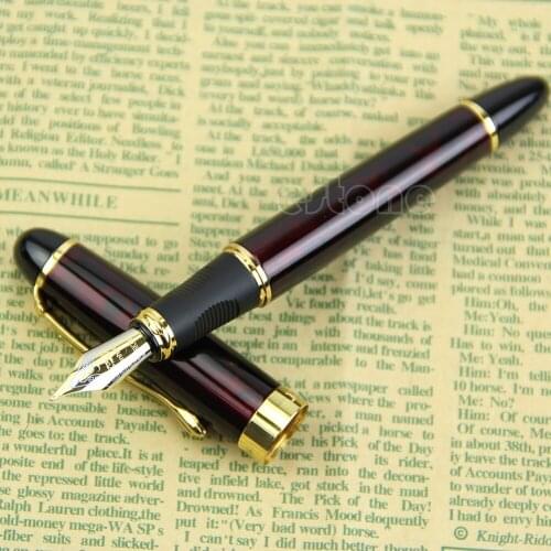 J34 Stunning Jinhao x450 Medium Nib Fountain Pen Lava Red Ink Pen