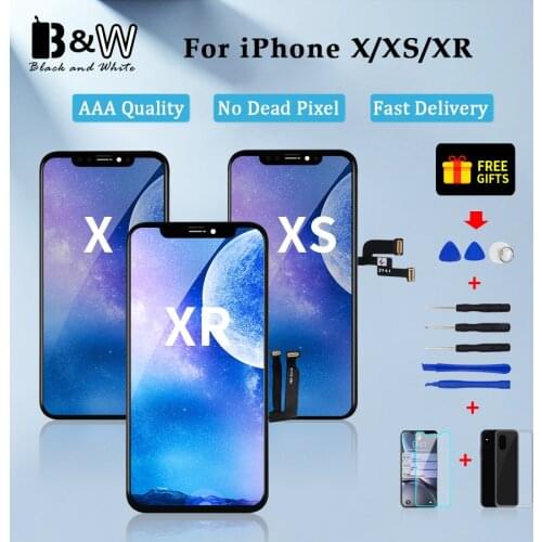 Top sale Display For iPhone X XS XR XS MAX OLED/TFT No Dead Spot Pantalla For iPhone X OLED Free Gift with 3D Touch