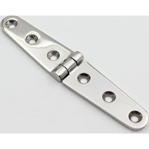 Metal stainless steel mirror polished heavy hinge hinge yacht marine hardware 28*152