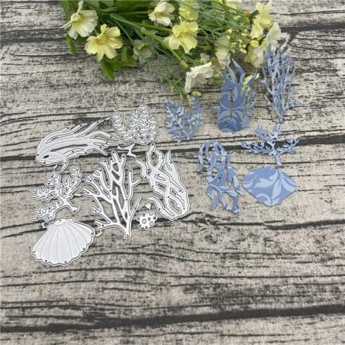 Seaweed Petal Metal Cutting Dies For DIY Scrapbooking Album Embossing Paper Cards Decorative Crafts