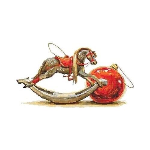 Cross Stitch Set Cross-stitch Kit Embroidery Needlework Craft Packages Cotton Fabric Floss New Designs Embroidery Tool horse