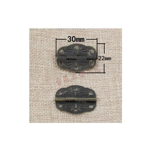 Hardware supplies 180 degree mini flower hinge packing box with wooden box &hinge hinge hardware accessories