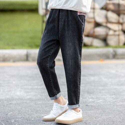 Girls Pants Childrens Casual Pants 2021 Autumn New Childrens Wear Jeans Foreign Style Childrens Trousers