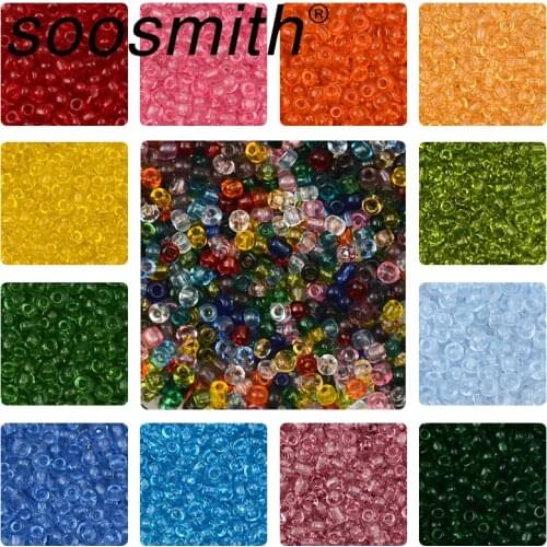500pcs/Lot 3mm Czech Charm Glass Beads DIY Bracelet Necklace Seed Beads For Jewelry Making Accessories Handmade