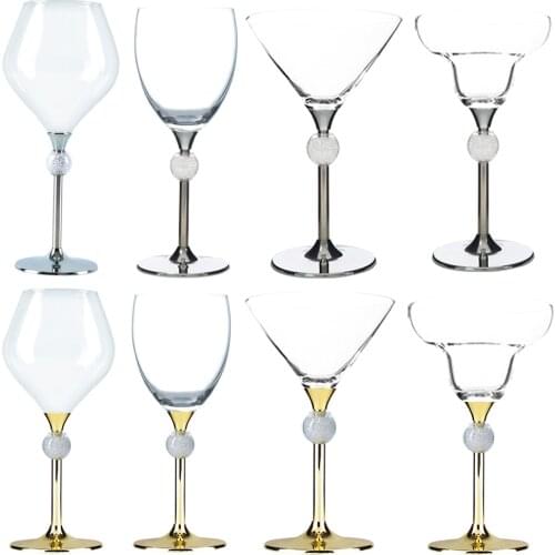 Oh Trend New Design Custom Creative Wine Glass Wedding Glasses For The Bride And Groom Party Table Center Decoration Goblet