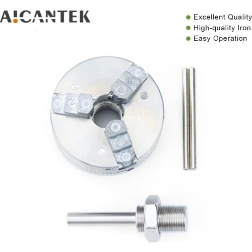 Z011 Mini Drill Chuck Zinc Alloy Manual Self-Centering Metal 3-Jaw 4-Jaw Lathe Chuck Clamp For CNC Machine Tool