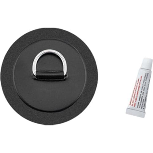 4.3 Inch Stainless D- Pad/Patch Replacement Fits PVC Boats Kayak W/Glue