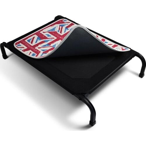 Dog Iron Frame Bed Wrought Iron Dog Bed Camp Bed Pet Teddy Golden Hair Summer Kennel Breathable Cool