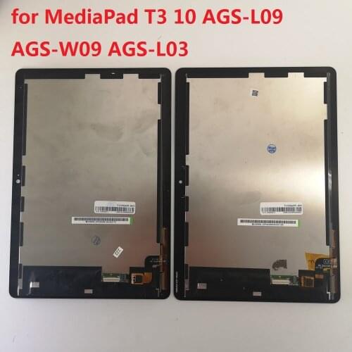 9.6" For Huawei MediaPad T3 10 AGS-L09 AGS-W09 AGS-L03 T3 9.6 LTE LCD Display with Touch Screen Digitizer Assembly without frame