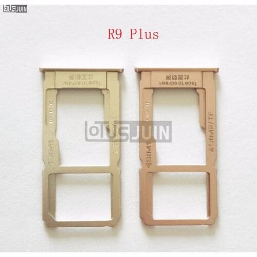 1pcs SIM Card Reader Tray+Nicro SD Card Tray Holder Slot Replace for OPPO R9 Plus